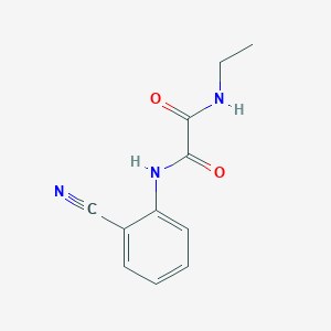B2997748 N'-(2-cyanophenyl)-N-ethyloxamide CAS No. 898356-00-8