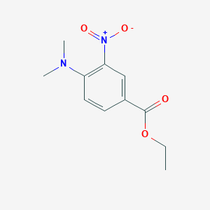 molecular formula C11H14N2O4 B2997786 Ethyl 4-(dimethylamino)-3-nitrobenzoate CAS No. 40700-40-1
