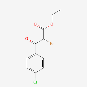 B2997790 Ethyl 2-bromo-3-(4-chlorophenyl)-3-oxopropanoate CAS No. 152559-46-1