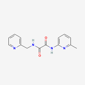 molecular formula C14H14N4O2 B2997813 N1-(6-methylpyridin-2-yl)-N2-(pyridin-2-ylmethyl)oxalamide CAS No. 920170-50-9