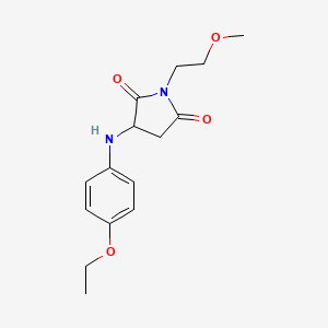 3-((4-Ethoxyphenyl)amino)-1-(2-methoxyethyl)pyrrolidine-2,5-dione
