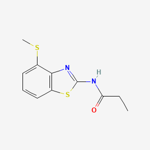 N-(4-(methylthio)benzo[d]thiazol-2-yl)propionamide