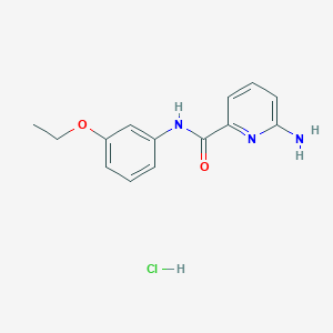 6-Amino-N-(3-ethoxyphenyl)pyridine-2-carboxamide;hydrochloride