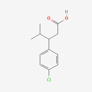 3-(4-Chlorophenyl)-4-methylpentanoic acid