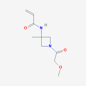 N-[1-(2-Methoxyacetyl)-3-methylazetidin-3-yl]prop-2-enamide