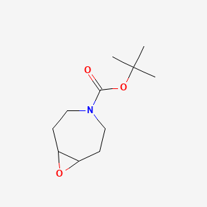 molecular formula C11H19NO3 B2997885 Tert-butyl 8-oxa-4-azabicyclo[5.1.0]octane-4-carboxylate CAS No. 796062-15-2