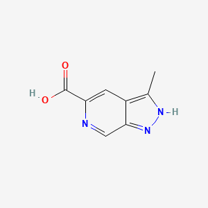 3-methyl-1H-pyrazolo[3,4-c]pyridine-5-carboxylic acid
