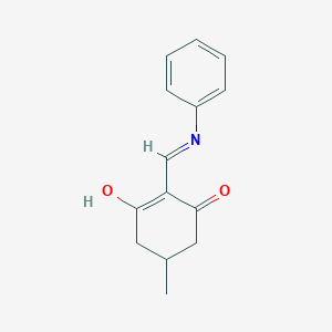 5-Methyl-2-((phenylamino)methylene)cyclohexane-1,3-dione
