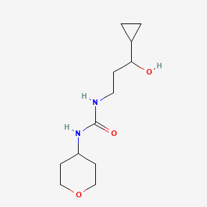 1-(3-cyclopropyl-3-hydroxypropyl)-3-(tetrahydro-2H-pyran-4-yl)urea