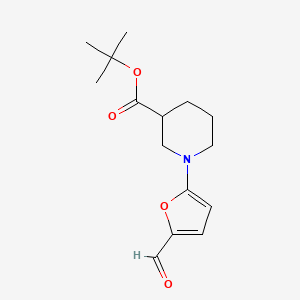 Tert-butyl 1-(5-formylfuran-2-yl)piperidine-3-carboxylate