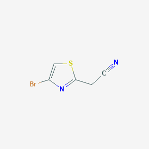 2-(4-Bromo-1,3-thiazol-2-yl)acetonitrile