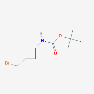 Tert-butyl N-[3-(bromomethyl)cyclobutyl]carbamate
