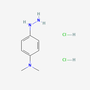 molecular formula C8H15Cl2N3 B2998068 4-Hydrazinyl-N,N-dimethylaniline dihydrochloride CAS No. 27076-73-9