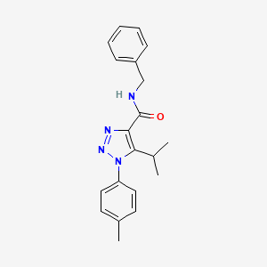 molecular formula C20H22N4O B2998084 N-benzyl-1-(4-methylphenyl)-5-(propan-2-yl)-1H-1,2,3-triazole-4-carboxamide CAS No. 954321-04-1