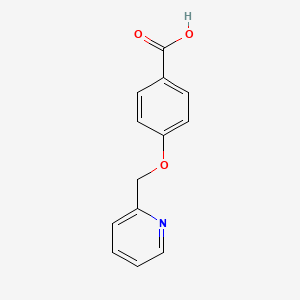 molecular formula C13H11NO3 B2998203 4-(Pyridin-2-ylmethoxy)benzoic acid CAS No. 50596-36-6