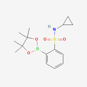 N-Cyclopropyl-2-(tetramethyl-1,3,2-dioxaborolan-2-yl)benzenesulfonamide