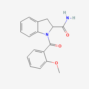 1-(2-Methoxybenzoyl)indoline-2-carboxamide
