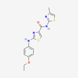 2-((4-ethoxyphenyl)amino)-N-(4-methylthiazol-2-yl)thiazole-4-carboxamide