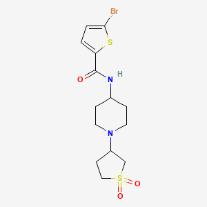 5-bromo-N-(1-(1,1-dioxidotetrahydrothiophen-3-yl)piperidin-4-yl)thiophene-2-carboxamide