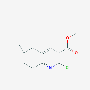 Ethyl 2-chloro-6,6-dimethyl-5,6,7,8-tetrahydroquinoline-3-carboxylate
