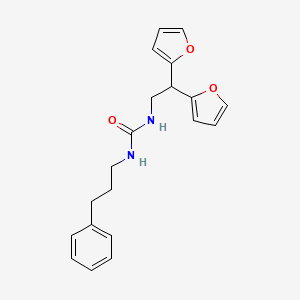 1-(2,2-Di(furan-2-yl)ethyl)-3-(3-phenylpropyl)urea