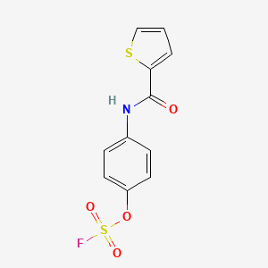 2-[(4-Fluorosulfonyloxyphenyl)carbamoyl]thiophene