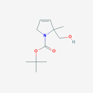 Tert-butyl 5-(hydroxymethyl)-5-methyl-2H-pyrrole-1-carboxylate