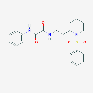 N1-phenyl-N2-(2-(1-tosylpiperidin-2-yl)ethyl)oxalamide