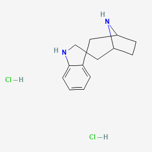 (1R,3R,5S)-8-Azaspiro[bicyclo[3.2.1]octane-3,3'-indoline] 2hcl