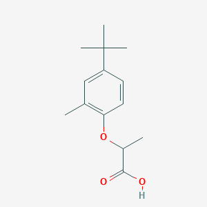 2-(4-Tert-butyl-2-methylphenoxy)propanoic acid
