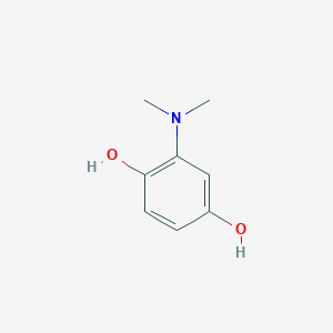 molecular formula C8H11NO2 B2998426 2-(dimethylamino)benzene-1,4-diol CAS No. 50564-14-2