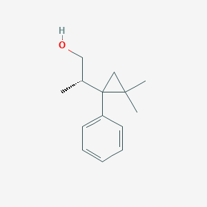 molecular formula C14H20O B2998432 (2S)-2-(2,2-Dimethyl-1-phenylcyclopropyl)propan-1-ol CAS No. 2248213-40-1