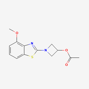 1-(4-Methoxybenzo[d]thiazol-2-yl)azetidin-3-yl acetate