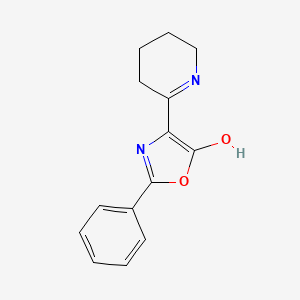 (4Z)-2-phenyl-4-piperidin-2-ylidene-1,3-oxazol-5(4H)-one