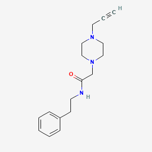 N-(2-phenylethyl)-2-[4-(prop-2-yn-1-yl)piperazin-1-yl]acetamide