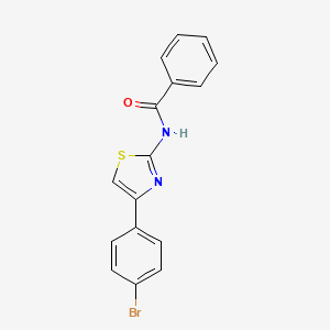 N-[4-(4-bromophenyl)-1,3-thiazol-2-yl]benzamide