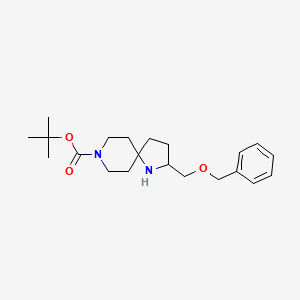 tert-Butyl 2-((benzyloxy)methyl)-1,8-diazaspiro[4.5]decane-8-carboxylate