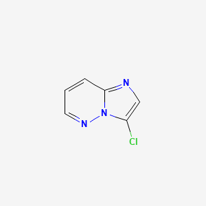 molecular formula C6H4ClN3 B2998499 3-Chloroimidazo[1,2-b]pyridazine CAS No. 60903-17-5
