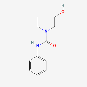 molecular formula C11H16N2O2 B2998506 1-Ethyl-1-(2-hydroxyethyl)-3-phenylurea CAS No. 199190-54-0
