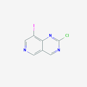 molecular formula C7H3ClIN3 B2998525 2-Chloro-8-iodopyrido[4,3-d]pyrimidine CAS No. 1562987-94-3
