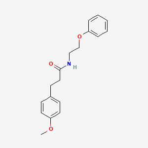 3-(4-methoxyphenyl)-N-(2-phenoxyethyl)propanamide
