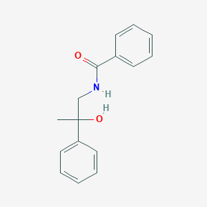 molecular formula C16H17NO2 B2998565 N-(2-hydroxy-2-phenylpropyl)benzamide CAS No. 50673-01-3