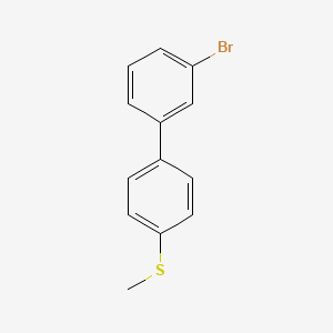 molecular formula C13H11BrS B2998567 3-Bromo-4'-(methylthio)biphenyl CAS No. 844856-40-2