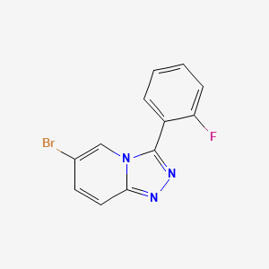 6-Bromo-3-(2-fluorophenyl)-[1,2,4]triazolo[4,3-a]pyridine