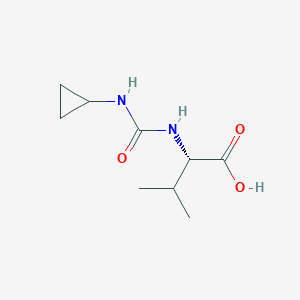 (2S)-2-(cyclopropylcarbamoylamino)-3-methylbutanoic acid
