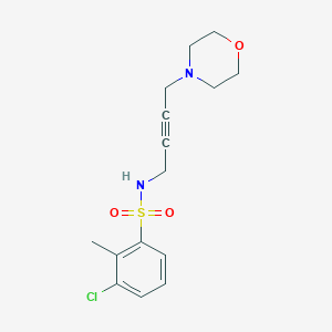 3-chloro-2-methyl-N-(4-morpholinobut-2-yn-1-yl)benzenesulfonamide
