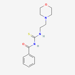 molecular formula C14H19N3O2S B2998589 N-benzoyl-N'-(2-morpholinoethyl)thiourea CAS No. 118707-71-4