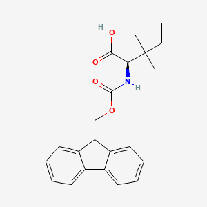 molecular formula C22H25NO4 B2998631 Fmoc-d-beta-methylisoleucine CAS No. 1310680-40-0
