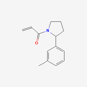 1-[2-(3-Methylphenyl)pyrrolidin-1-yl]prop-2-en-1-one