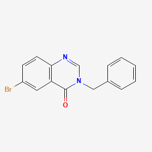molecular formula C15H11BrN2O B2998657 3-苄基-6-溴喹唑啉-4(3H)-酮 CAS No. 100954-32-3